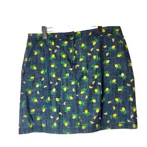 Karen Scott Lemon Skirt - Size 12
